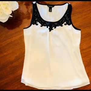 WHITE HOUSE BLACK MARKET Sleeveless Blouse S NWOT